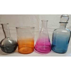 4 Bulleye's Playground HALLOWEEN Glass Lab Beaker